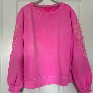 Lilly Pulitzer Rooney sweatshirt size L pink